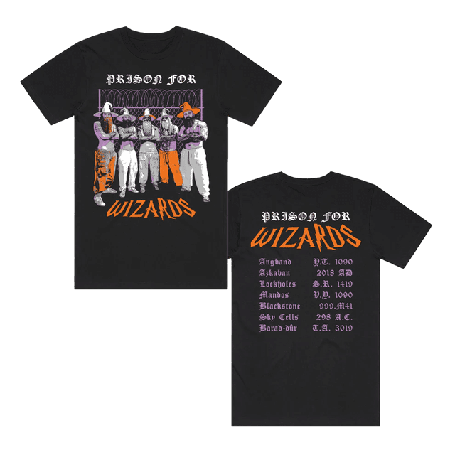 Prison for Wizards Would Tour T-shirt